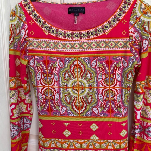 Hale Bob Long sleeve fitted dress - Picture 2 of 4